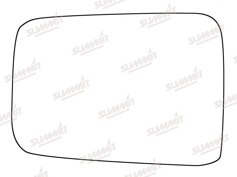 Summit Stick-On Standard Mirror Glass fits Ford Granada RHS - Summit - My Roof Bars