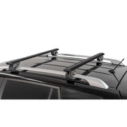 Menabo Jackson Black Raised Rail Roof Bars 1200mm (90kg Max.) - Menabo - My Roof Bars