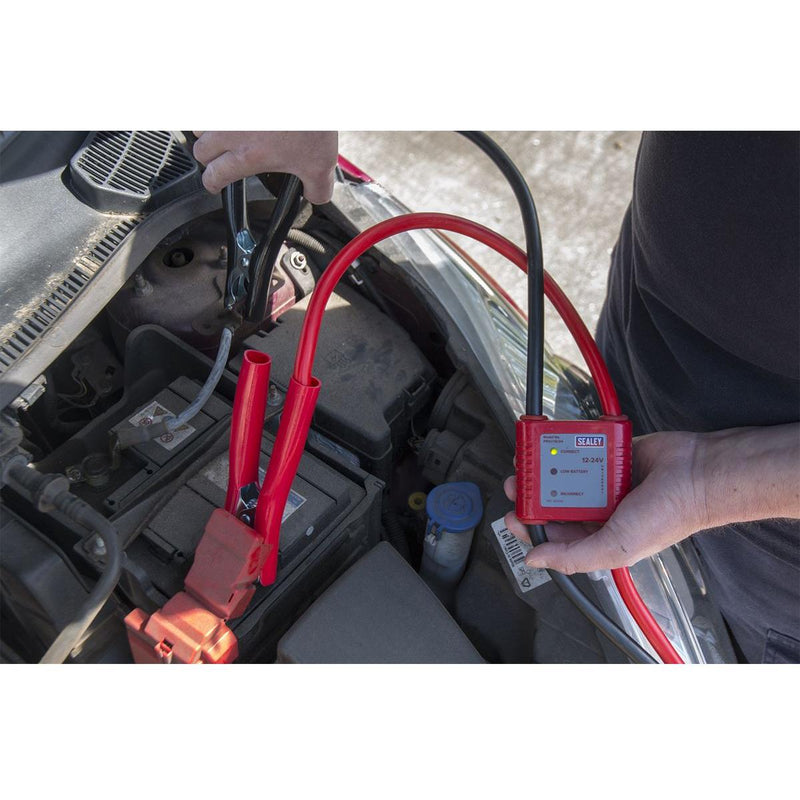 Sealey Booster Cables 7m 450A 25mmï with 12/24V Electronics Protection - Sealey - My Roof Bars