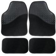 Universal Car Carpet Floor Mats Set with Rubber Pad - UKB4C - My Roof Bars