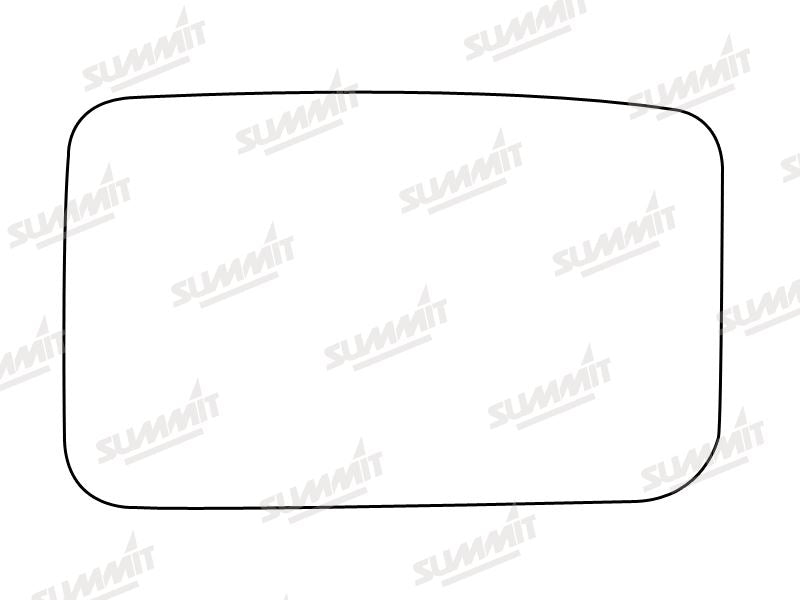 Summit Stick-On Standard Mirror Glass fits Fiat Croma LHS RHS - Summit - My Roof Bars