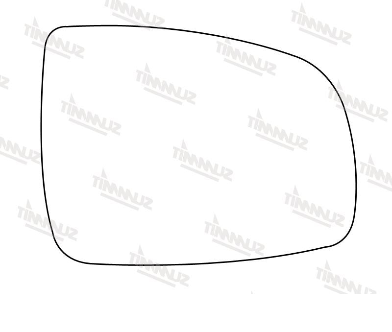 Summit Stick-On Standard Mirror Glass fits Nissan Note RHS - Summit - My Roof Bars