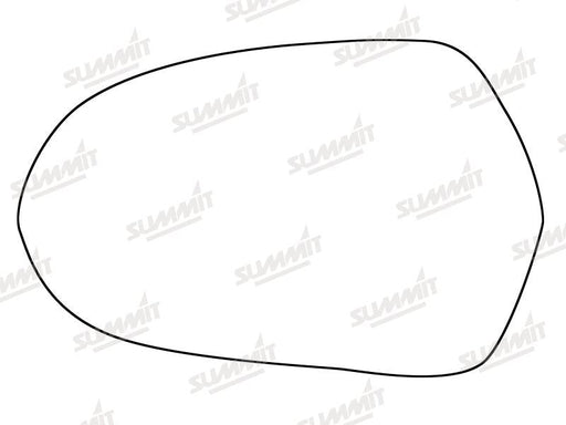 Summit Heated Backing Plate with Standard Glass fits Audi A6 12 On LHS - Summit - My Roof Bars