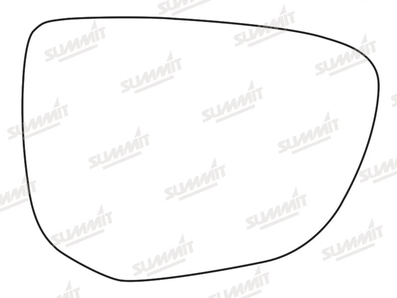 Summit Stick-On Standard Mirror Glass fits Citroen C4 Cactus RHS - Summit - My Roof Bars