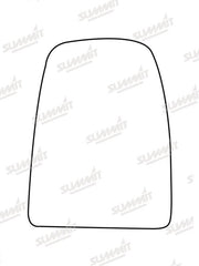 Summit Heated Base Plate With Commercial Mirror Glass fits Iveco Daily 14 on LHS - Summit - My Roof Bars