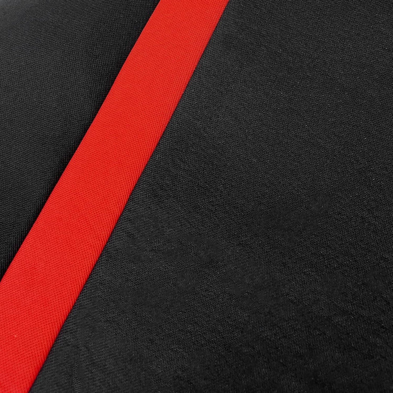 Sakura Greenwich Red and Black Full Front Rear Seat Covers Set