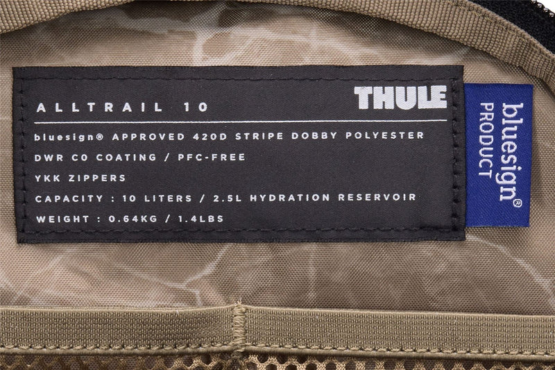 Thule AllTrail hydration pack 10L black