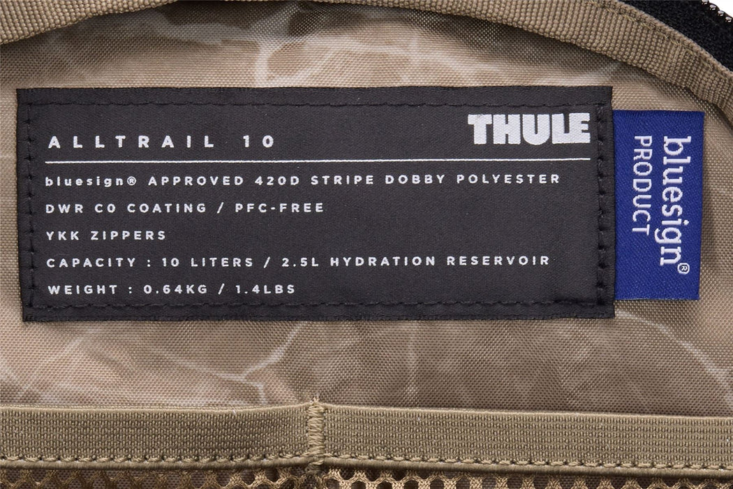 Thule AllTrail hydration pack 10L black - Thule - My Roof Bars