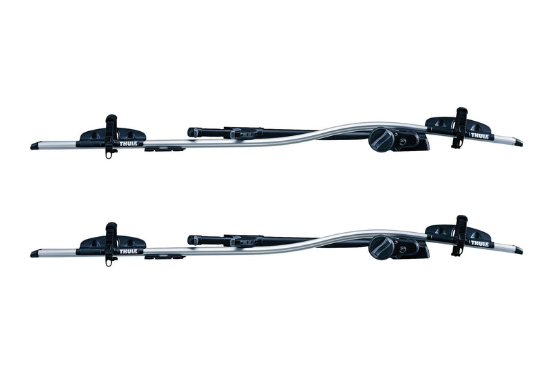 2x Thule ProRide 591 Bike Carrier Rack Roof Bar Mounted Aluminium - Thule - My Roof Bars