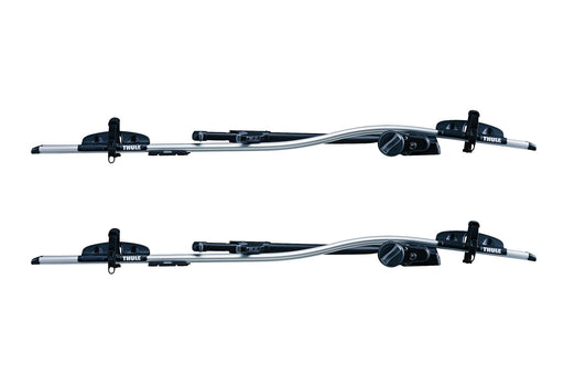 2x Thule ProRide 591 Bike Carrier Rack Roof Bar Mounted Aluminium - Thule - My Roof Bars