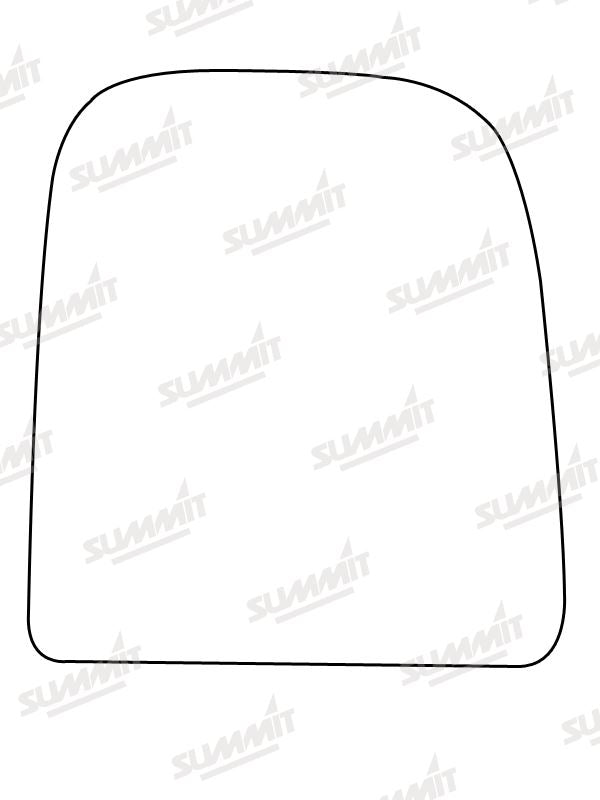 Summit Stick-On Commercial Mirror Glass fits Iveco Daily RHS - Summit - My Roof Bars