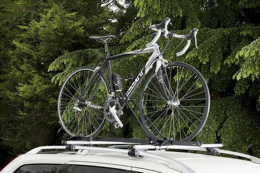 Car Roof Mounted Rack Bar Mounted Bike Cycle Carrier Upright Bike Carrier - Summit - My Roof Bars