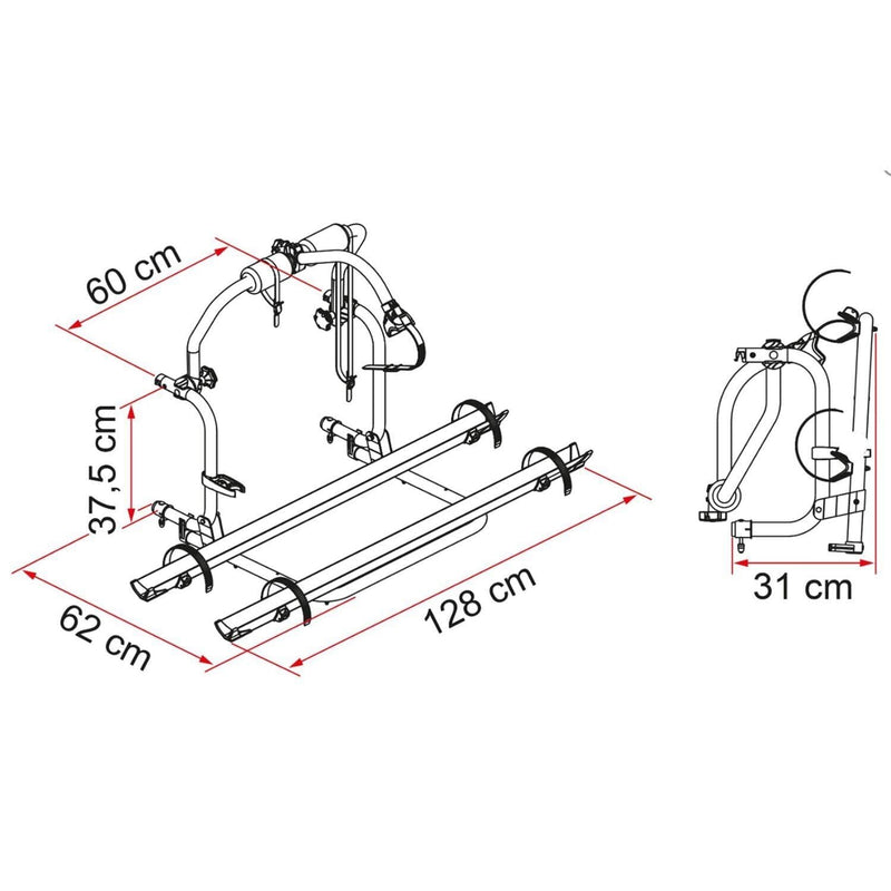 Fiamma Carry-Bike Trigano Ci-Roller Team 02093A57A - Fiamma - My Roof Bars
