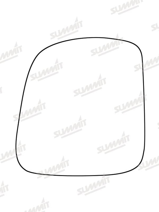 Summit Stick-On Commercial Mirror Glass fits VW Caddy 06 on / T5 Caravelle 03 on RHS - Summit - My Roof Bars