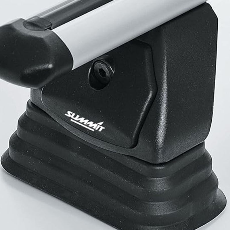 Summit SUP-A202 Premium Aluminium Multi-Fit Roof Bars, Lockable, Set of 2