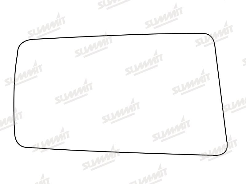 Summit Stick-On Standard Mirror Glass fits Daihatsu Charade RHS - Summit - My Roof Bars