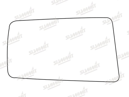 Summit Stick-On Standard Mirror Glass fits Daihatsu Charade RHS - Summit - My Roof Bars