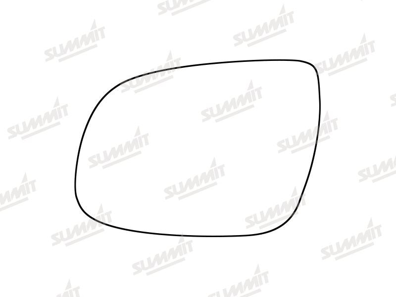 Summit Stick-On Standard Mirror Glass fits Kia Ceed 16 on LHS - Summit - My Roof Bars