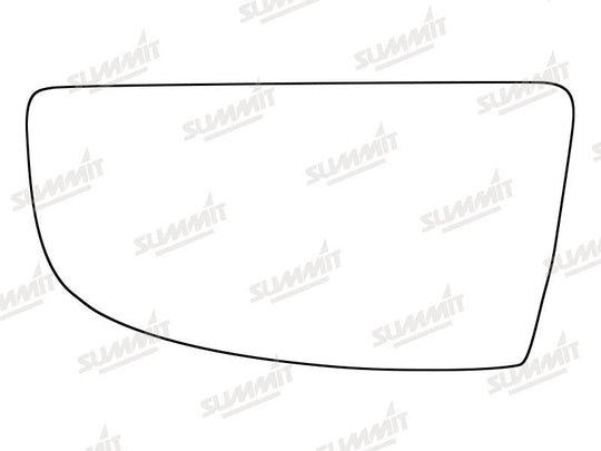 Summit Stick-On Commercial Lower Blind-Spot Mirror Glass fits Ford Transit LHS - Summit - My Roof Bars