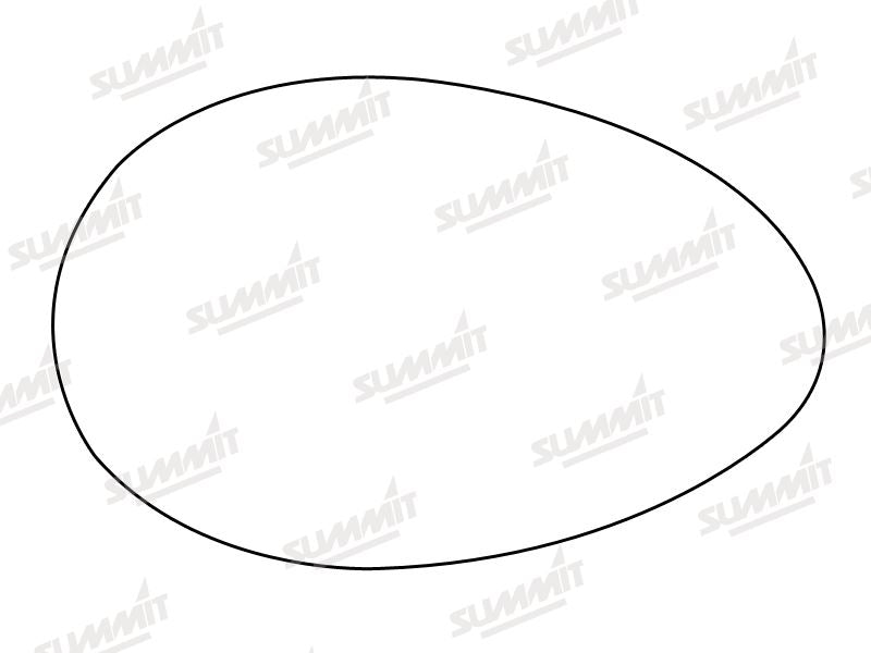 Summit Heated Base Plate With Anti-Dazzle Mirror Glass fits Alfa 156 96 to 07 LHS - Summit - My Roof Bars