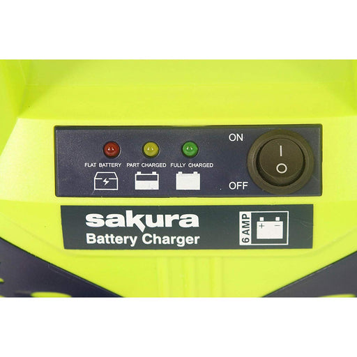 12 Volt 8 Amp Car Battery Charger up to 1.2L Van Boat Bike Motorhome LED Compact - Sakura - My Roof Bars