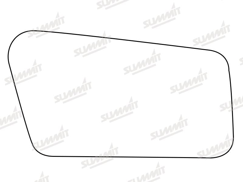 Summit Stick-On Standard Mirror Glass fits Hyundai Pony RHS - Summit - My Roof Bars