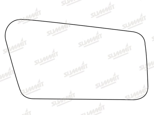Summit Stick-On Standard Mirror Glass fits Hyundai Pony RHS - Summit - My Roof Bars