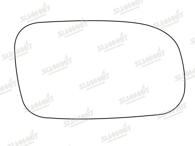 Summit Stick-On Standard Mirror Glass fits Daewoo Nexia RHS - Summit - My Roof Bars