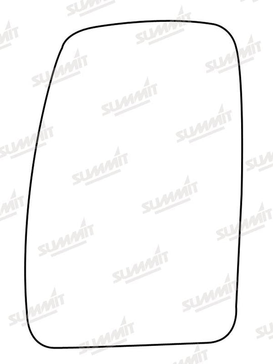 Summit Non-Heated Base Plate With Commercial Mirror Glass fits Renault Master 03 to 10 LHS - Summit - My Roof Bars