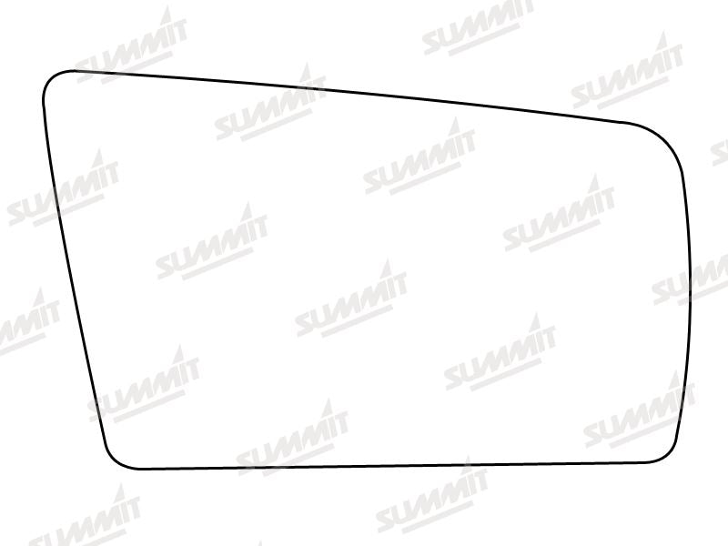 Summit Stick-On Anti Dazzle Mirror Glass fits Mercedes E Class S Class RHS - Summit - My Roof Bars
