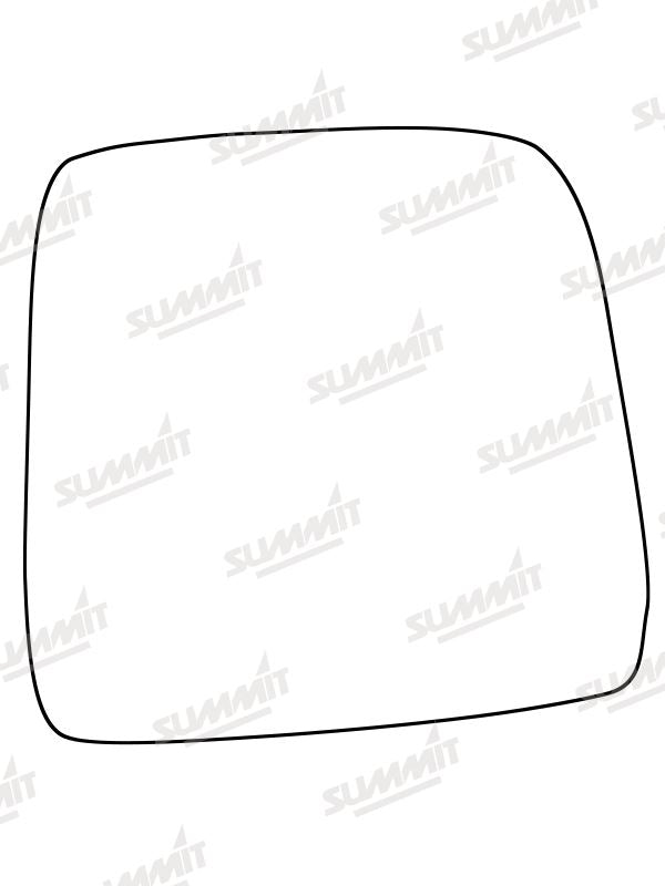 Summit Stick-On Standard Mirror Glass fits Suzuki Jimny 98 to 07 RHS - Summit - My Roof Bars