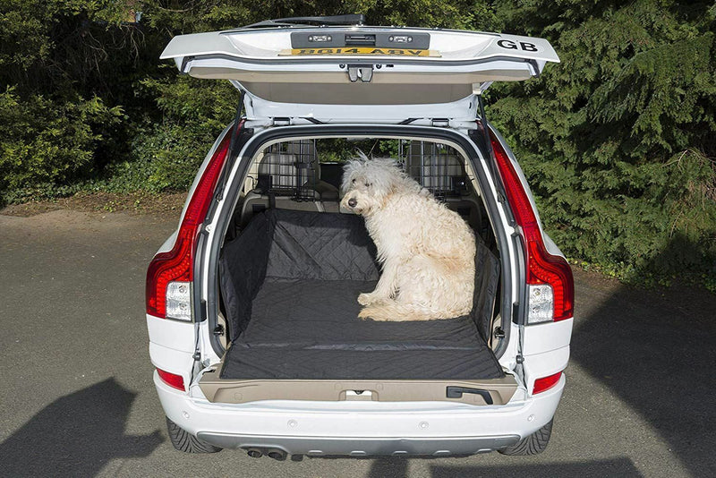 Waterproof Quilted Padded Dog Pet Mat Car Boot Liner & Bumper Protector