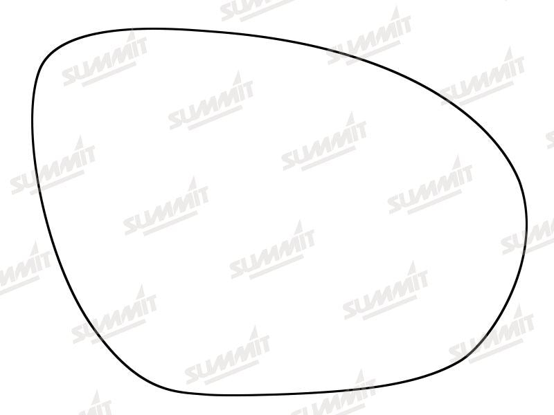 Summit Stick-On Standard Mirror Glass fits Nissan Juke 10 on RHS - Summit - My Roof Bars