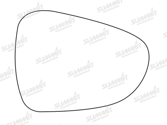 Summit Stick-On Standard Mirror Glass fits Citroen C5 08 on RHS - Summit - My Roof Bars
