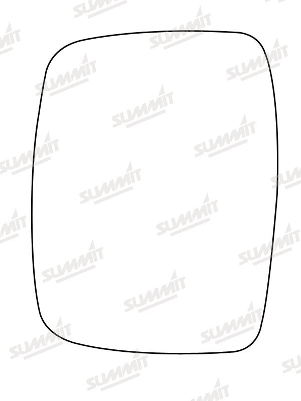 Summit Stick-On Commercial Mirror Glass fits Mercedes Vito Van - Summit - My Roof Bars