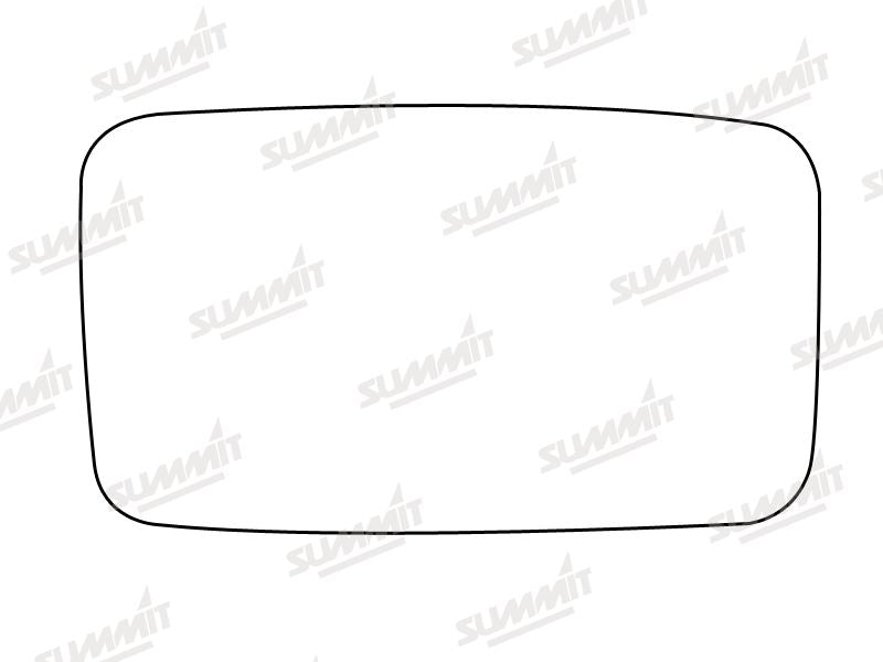 Summit Stick-On Standard Mirror Glass fits VW Golf Mk3 RHS - Summit - My Roof Bars