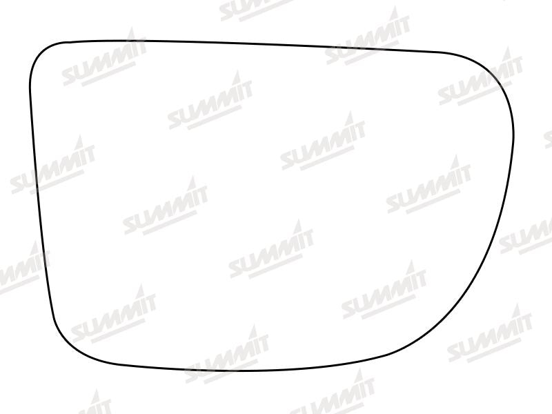 Summit Stick-On Standard Mirror Glass fits Daihatsu Sportrak LHS - Summit - My Roof Bars
