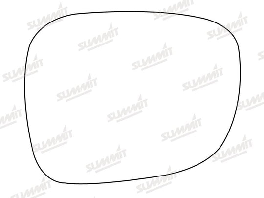 Summit Stick-On Aspheric Mirror Glass fits BMW X1 X3 10 on RHS - Summit - My Roof Bars