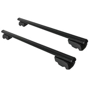 Roof Bars Rack Black fits Kia Sportage 2015-2021 (QL) for Flush Rails 75KG - Omtec - My Roof Bars