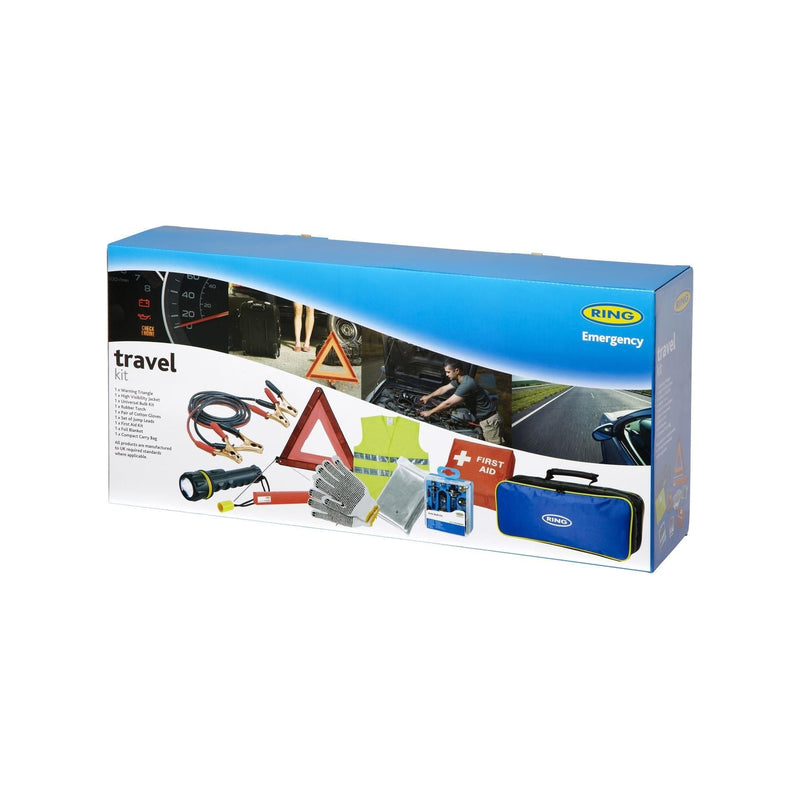 Ring RCT2 9 Piece Emergency Car Kit, with Universal Spare Bulb Kit, Booster Cabl - Ring Automotive - My Roof Bars