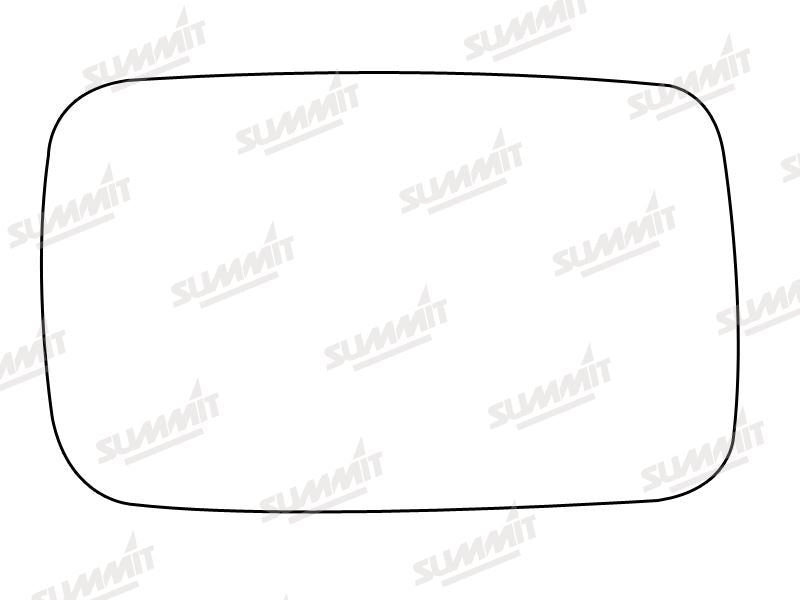 Summit Stick-On Standard Mirror Glass fits Ford Granada Scorpio 85 to 92 RHS - Summit - My Roof Bars