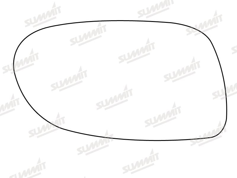 Summit Heated Base Plate With Blind Spot Mirror Glass fits Mercedes W168 A Class RHS - Summit - My Roof Bars