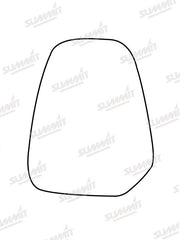 Summit Heated Backing Plate with Commercial Glass fits Ford Transit Courier 14-17 RHS - Summit - My Roof Bars