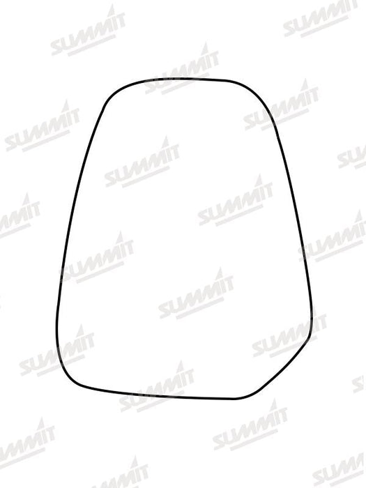 Summit Heated Backing Plate with Commercial Glass fits Ford Transit Courier 14-17 RHS - Summit - My Roof Bars