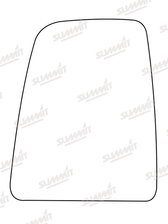 Summit Stick-On Commercial Mirror Glass fits Ford Transit 2014 on LHS - Summit - My Roof Bars