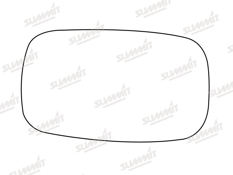Summit Stick-On Standard Mirror Glass fits Ford Mondeo LHS - Summit - My Roof Bars