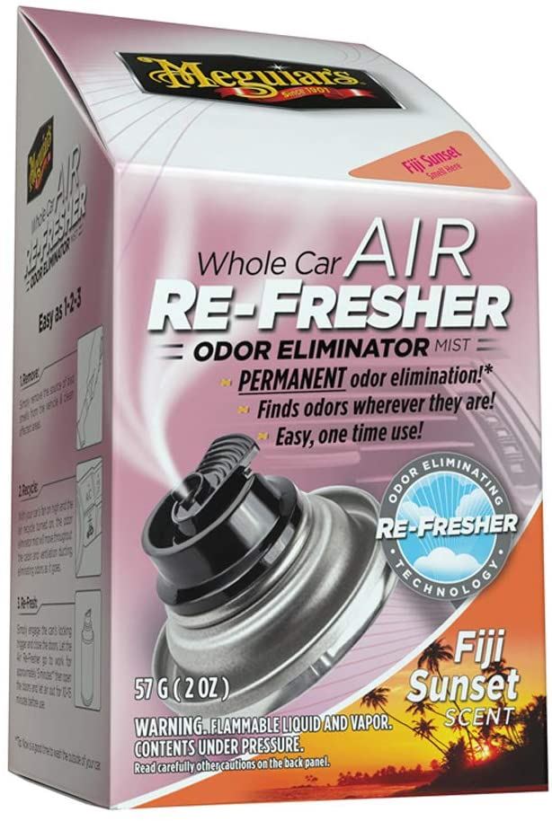 2x Meguiar's Whole Car Air Freshener Odor Eliminator Fiji Sunset 59ml G201502EU