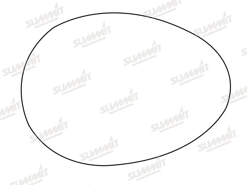 Summit Heated Base Plate With Blind Spot Mirror Glass fits BMW Mini 07 on LHS - Summit - My Roof Bars