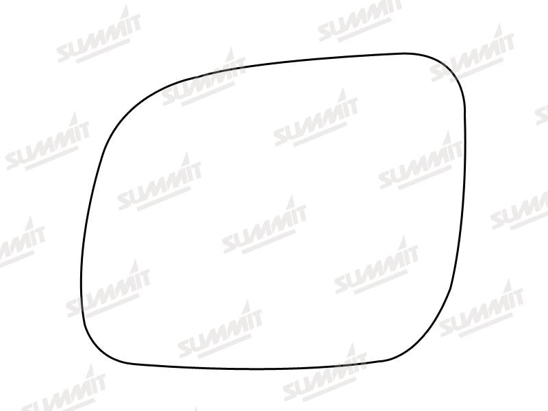 Summit Stick-On Standard Mirror Glass fits VW Lupo 99 on Polo 00 on LHS - Summit - My Roof Bars