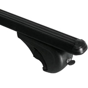 Roof Bars Rack Aluminium Black fits Fiat Scudo/Ulysse 2022- For Raised Rails - Omtec - My Roof Bars